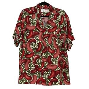 Vintage How Ah Ya New Orleans Jazz Fest Shirt Mens L Red Beans And Rice 90s